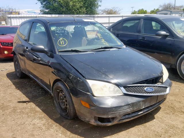 1FAFP31N87W207685 - 2007 FORD FOCUS ZX3 BLACK photo 1