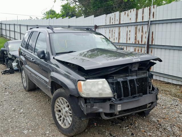 1J4GW58N34C339554 - 2004 JEEP GRAND CHER GRAY photo 1