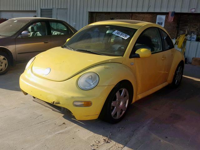 3VWDD21C63M426848 - 2003 VOLKSWAGEN NEW BEETLE ყვითელი ფოტო 2