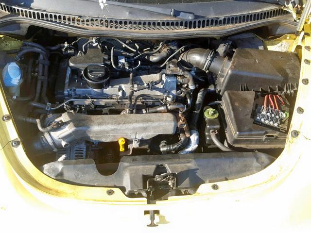 3VWDD21C63M426848 - 2003 VOLKSWAGEN NEW BEETLE ყვითელი ფოტო 7