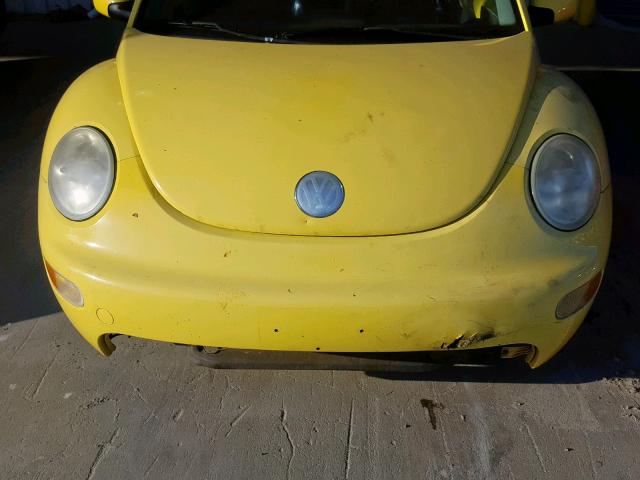 3VWDD21C63M426848 - 2003 VOLKSWAGEN NEW BEETLE ყვითელი ფოტო 9