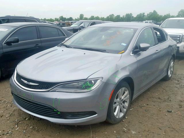 1C3CCCFB4GN188229 - 2016 CHRYSLER 200 LX GRAY photo 2