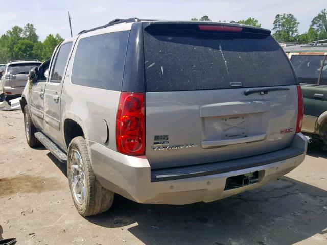 1GKFK36389R178310 - 2009 GMC YUKON XL K BEIGE photo 3