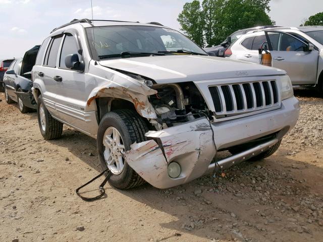 1J4GW48S74C243622 - 2004 JEEP GRAND CHER SILVER photo 1