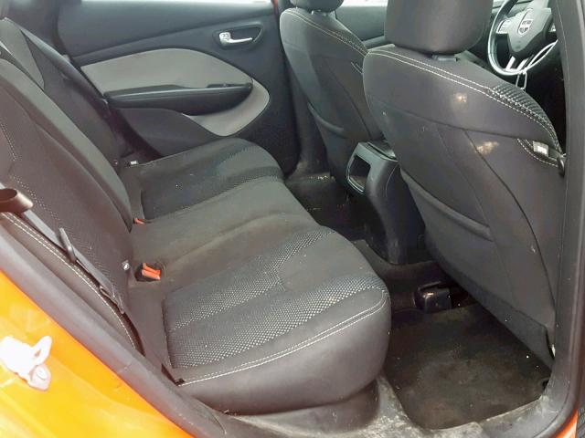 1C3CDFBB0FD369434 - 2015 DODGE DART SXT ORANGE photo 6