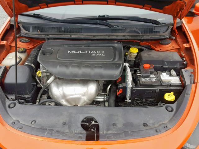 1C3CDFBB0FD369434 - 2015 DODGE DART SXT ORANGE photo 7