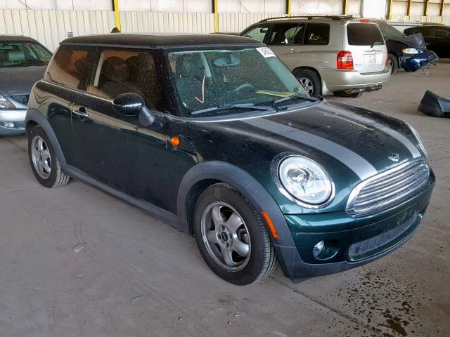 WMWMF33519TW70884 - 2009 MINI COOPER GREEN photo 1