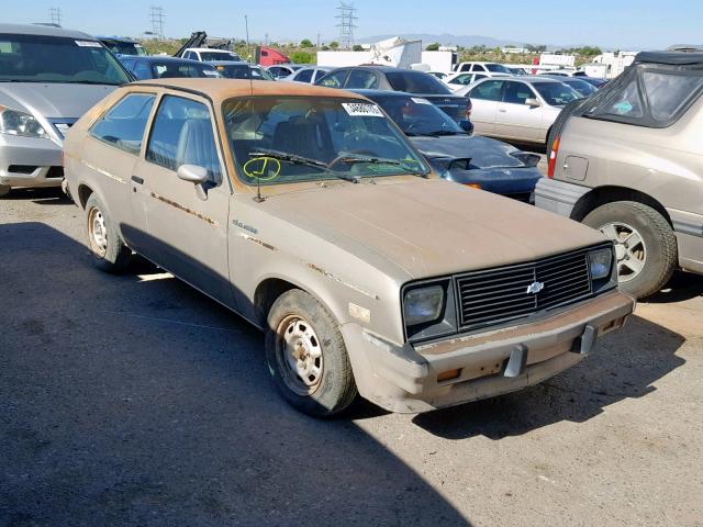 1G1AB08C8EY134592 - 1984 CHEVROLET CHEVETTE C BROWN photo 1