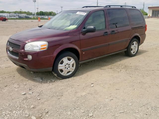 1GNDV23LX6D248298 - 2006 CHEVROLET UPLANDER L MAROON photo 2