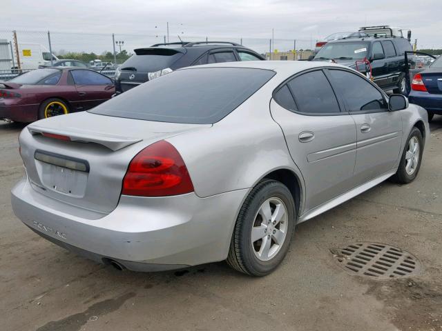 2G2WP552981141103 - 2008 PONTIAC GRAND PRIX SILVER photo 4