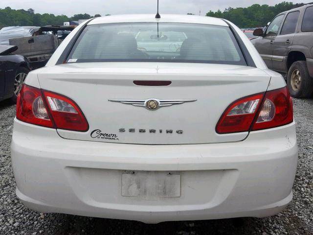 1C3LC56K57N556705 - 2007 CHRYSLER SEBRING TO WHITE photo 9