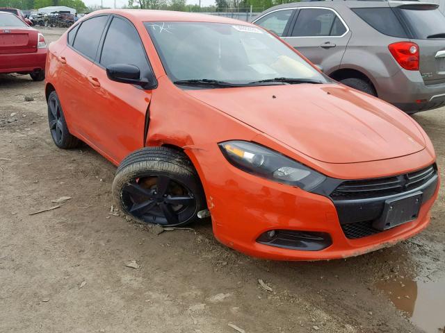 1C3CDFBB4FD310662 - 2015 DODGE DART SXT ORANGE photo 1