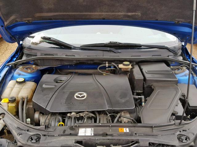 JM1BK343851295553 - 2005 MAZDA 3 HATCHBAC BLUE photo 7