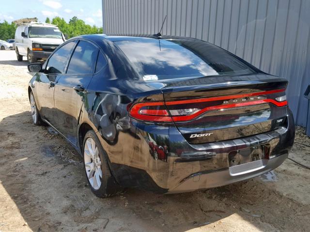 1C3CDFBA6DD257189 - 2013 DODGE DART SXT BLACK photo 3