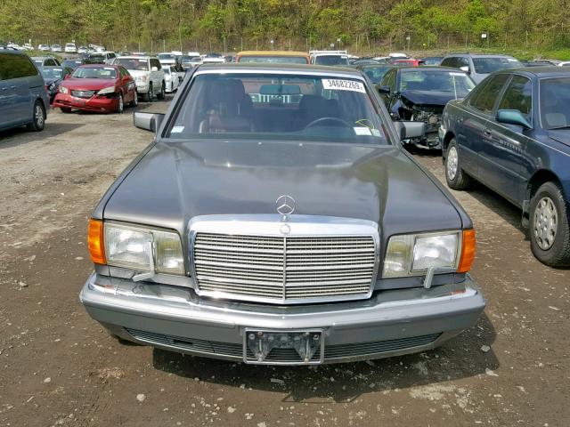 WDBCA35D6HA350485 - 1987 MERCEDES-BENZ 420 SEL GRAY photo 9