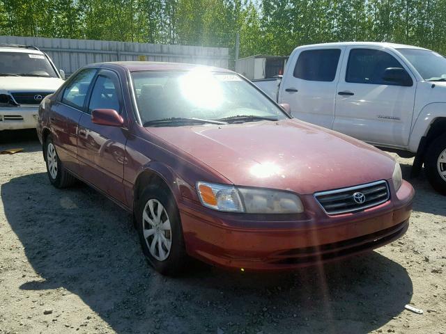 4T1BG22K81U773920 - 2001 TOYOTA CAMRY CE MAROON photo 1