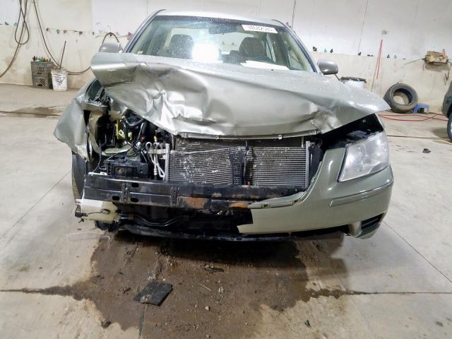 5NPET46C09H477128 - 2009 HYUNDAI SONATA GLS  photo 9