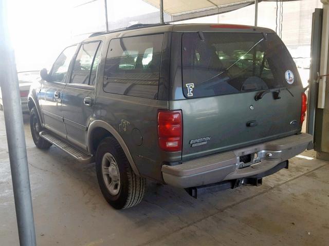 1FMFU18L9YLC30998 - 2000 FORD EXPEDITION GREEN photo 3