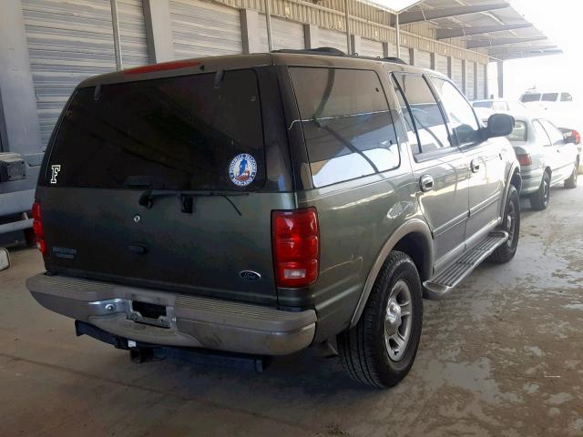 1FMFU18L9YLC30998 - 2000 FORD EXPEDITION GREEN photo 4