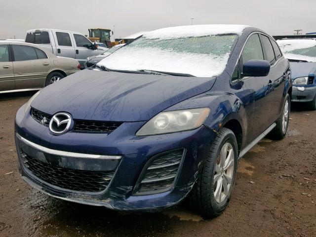 JM3ER4C34B0356437 - 2011 MAZDA CX-7 BLUE photo 2