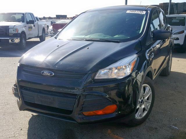 1FMCU0F75FUA79099 - 2015 FORD ESCAPE S BLACK photo 2