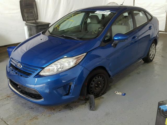 3FADP4AJ8BM232606 - 2011 FORD FIESTA S BLUE photo 2