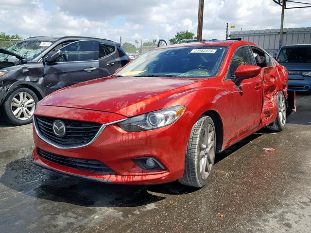 JM1GJ1W68E1159654 - 2014 MAZDA 6 GRAND TO RED photo 2