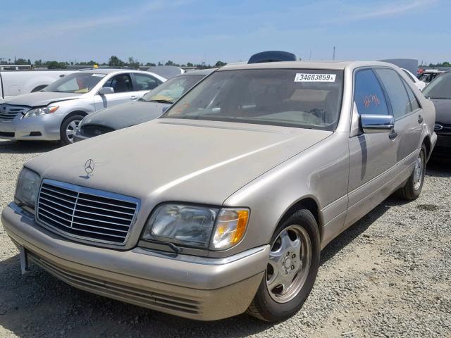 WDBGA51G3VA340053 - 1997 MERCEDES-BENZ S 500 GOLD photo 2