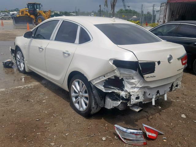 1G4PR5SK2D4183556 - 2013 BUICK VERANO CON YELLOW photo 3