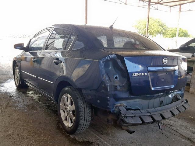 3N1AB61E88L648523 - 2008 NISSAN SENTRA 2.0 BLUE photo 3