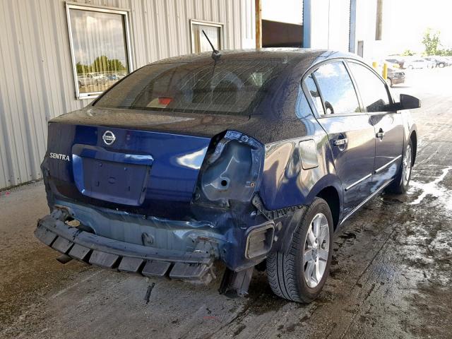 3N1AB61E88L648523 - 2008 NISSAN SENTRA 2.0 BLUE photo 4