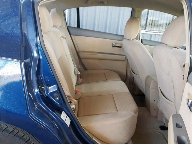 3N1AB61E88L648523 - 2008 NISSAN SENTRA 2.0 BLUE photo 6