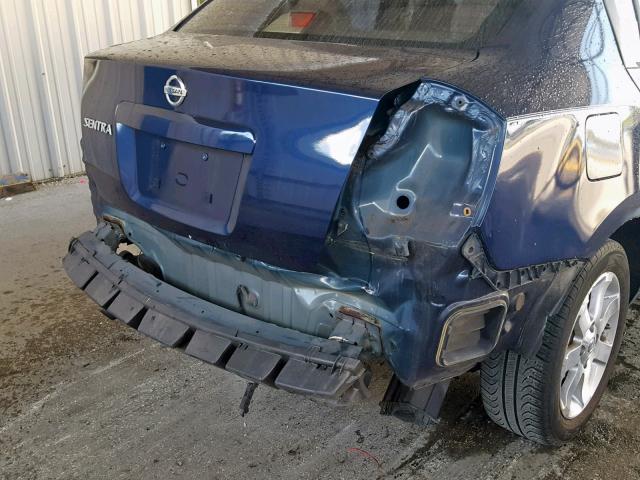 3N1AB61E88L648523 - 2008 NISSAN SENTRA 2.0 BLUE photo 9