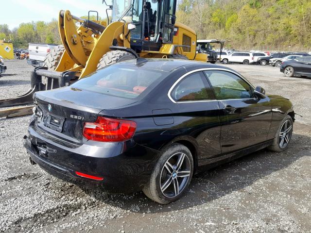 WBA2H9C53HV641913 - 2017 BMW 230XI BLACK photo 4