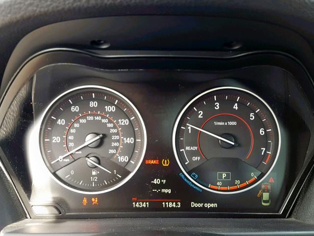 WBA2H9C53HV641913 - 2017 BMW 230XI BLACK photo 8