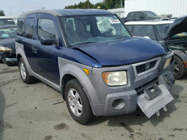 5J6YH28523L014213 - 2003 HONDA ELEMENT EX BLUE photo 1