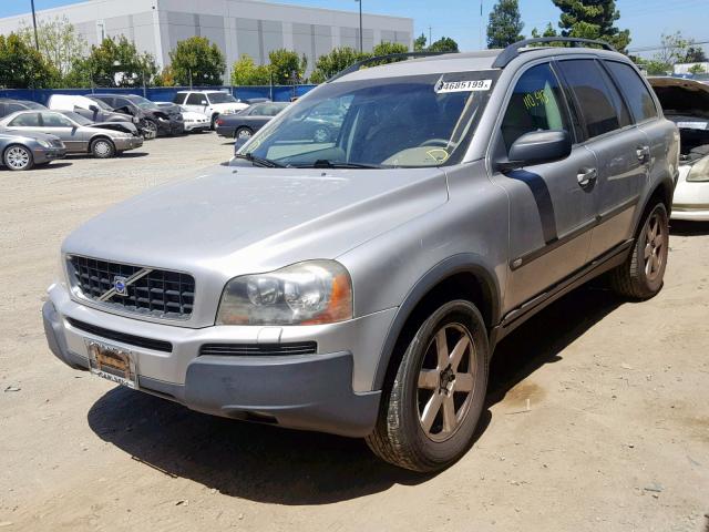 YV1CZ91H531005070 - 2003 VOLVO XC90 T6 SILVER photo 2