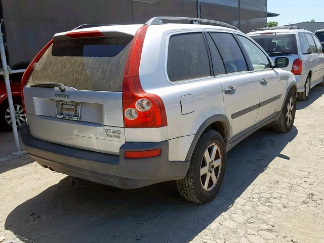 YV1CZ91H531005070 - 2003 VOLVO XC90 T6 SILVER photo 4