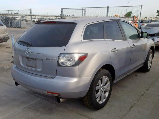 JM3ER29L070110259 - 2007 MAZDA CX-7 SILVER photo 4