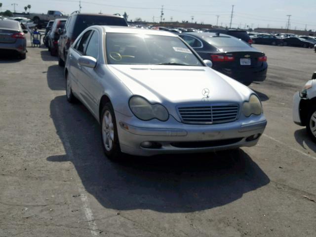 WDBRF61J13E010445 - 2003 MERCEDES-BENZ C 240 SILVER photo 1