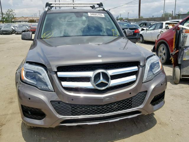 WDCGG0EB6DG098298 - 2013 MERCEDES-BENZ GLK 250 BL BROWN photo 9