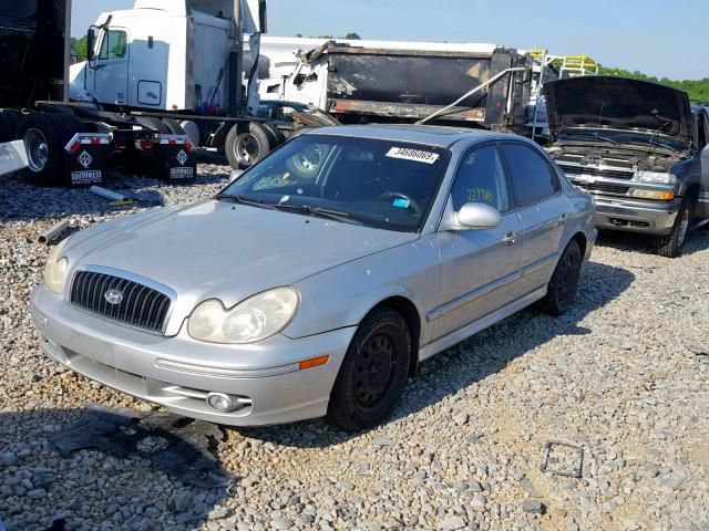 KMHWF25S84A925684 - 2004 HYUNDAI SONATA GL SILVER photo 2