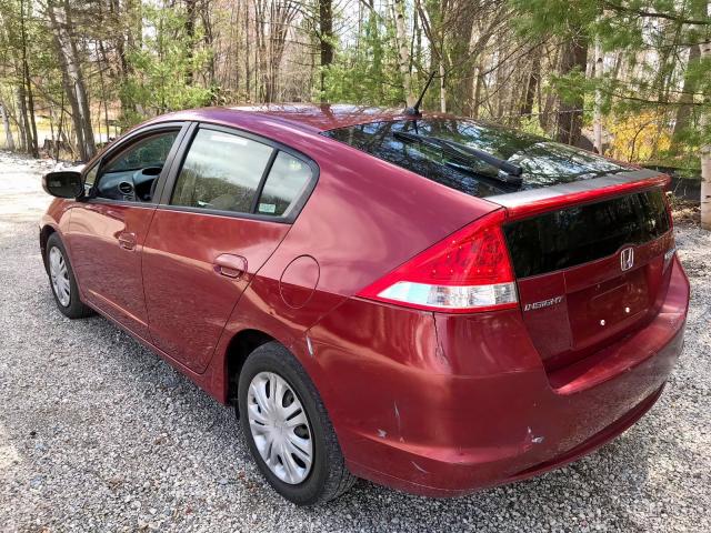 JHMZE2H5XAS026355 - 2010 HONDA INSIGHT LX RED photo 7