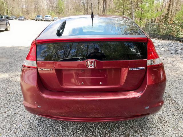 JHMZE2H5XAS026355 - 2010 HONDA INSIGHT LX RED photo 8