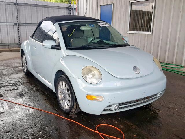 3VWCM31Y45M369775 - 2005 VOLKSWAGEN NEW BEETLE Blau Foto 1