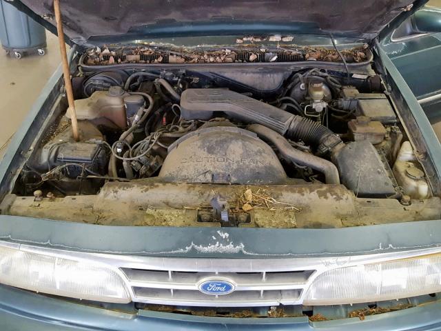 2FALP74W0SX133027 - 1995 FORD CROWN VICT GREEN photo 7