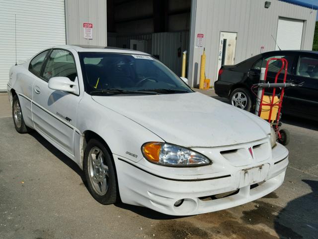 1G2NW12E22C181367 - 2002 PONTIAC GRAND AM G WHITE photo 1