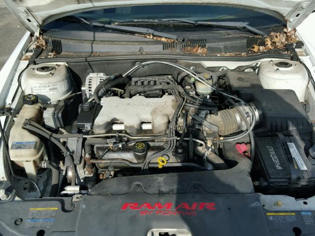 1G2NW12E22C181367 - 2002 PONTIAC GRAND AM G WHITE photo 7