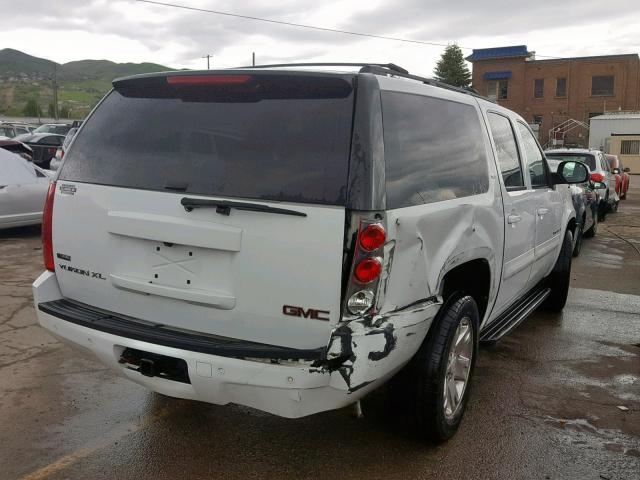 1GKFK16318J225971 - 2008 GMC YUKON XL K WHITE photo 4