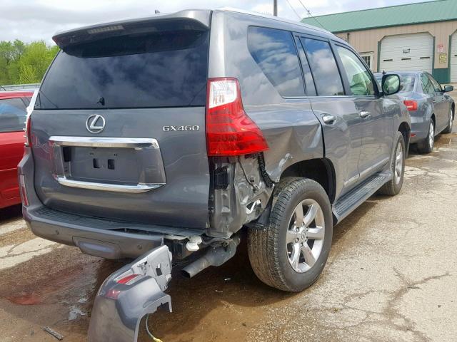 JTJBM7FX4B5027781 - 2011 LEXUS GX GRAY photo 4